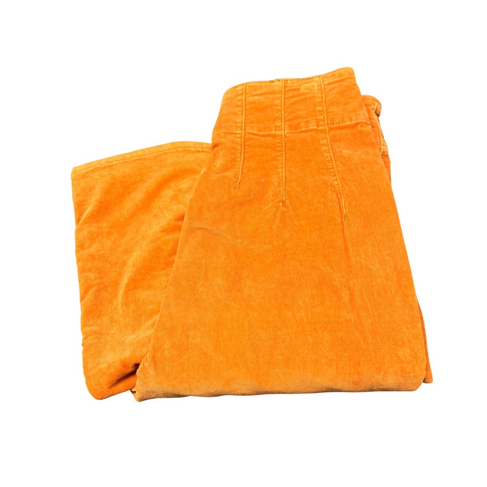 We The Free Corduroy Flare Pants Womens 27 (27x33) Orange Boho Jayde Cord